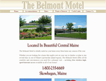 Tablet Screenshot of belmontmotel.com